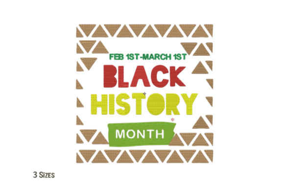 Black History Month Embroidery Review