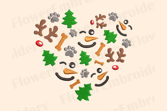 Christmas Dog Embroidery Santa Paws Review