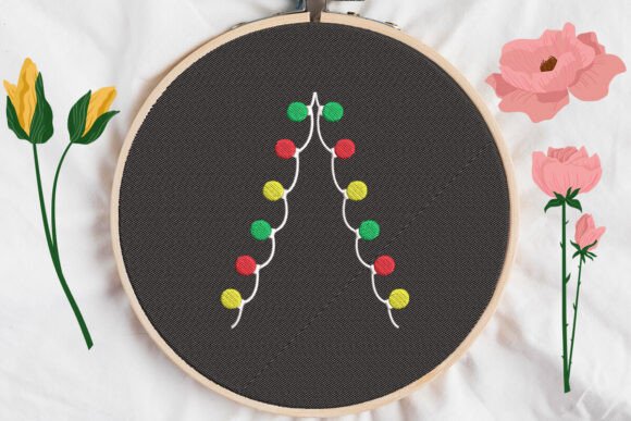 Christmas Lights Embroidery Review