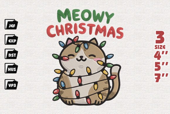 Cozy Catmas Embroidery Review
