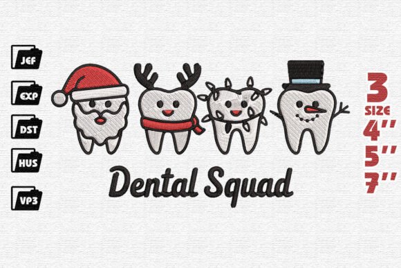 Dental Squad Christmas Embroidery Review