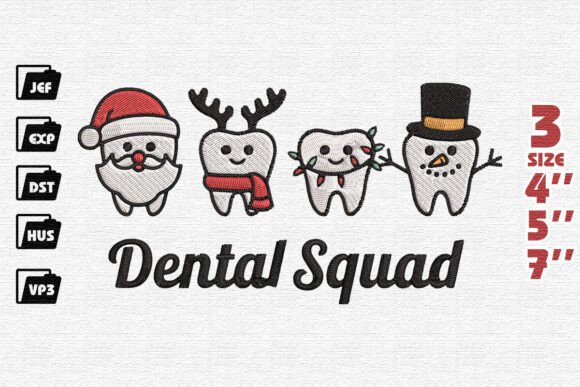 Dental Squad with Christmas Embroidery Review