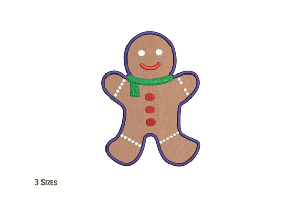 Gingerbread Man Embroidery Design Review