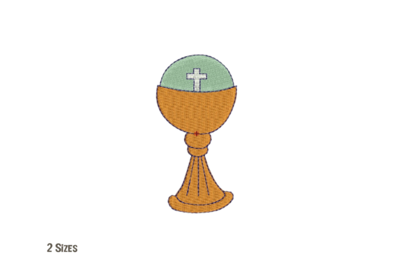 Golden Chalice with Cross Embroidery Review