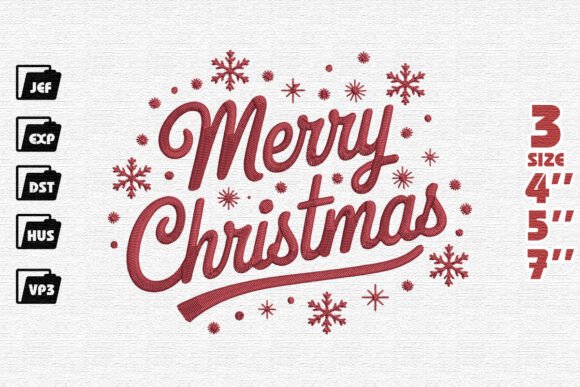 Merry Christmas Embroidery Review