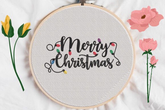 Merry Christmas Light Embroidery Review