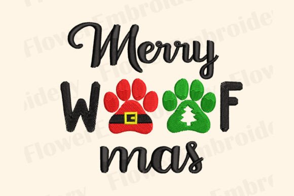 Merry Woofmas Embroidery Design Review
