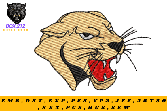 Puma Face Digital Embroidery Design Review