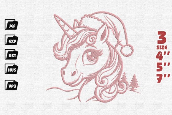Santa's Unicorn Embroidery Review