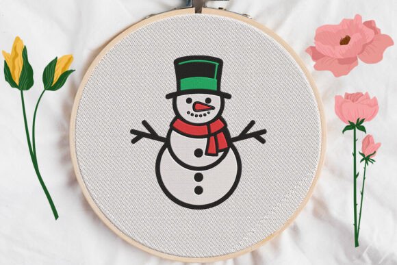 Snowman Christmas Embroidery Review