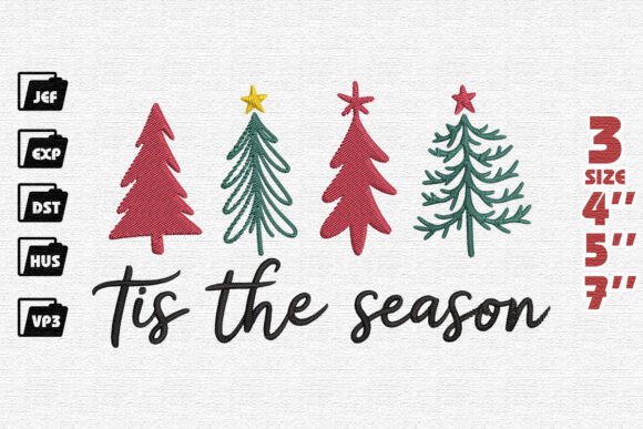 Tis the Season Christmas Tree Embroidery Review